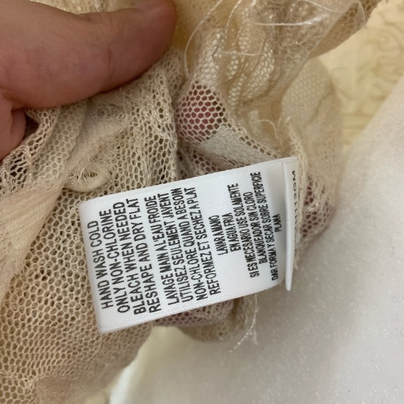 BCBGMAXAZRIA Embroidered Mesh Blouse - Picture 8 of 8